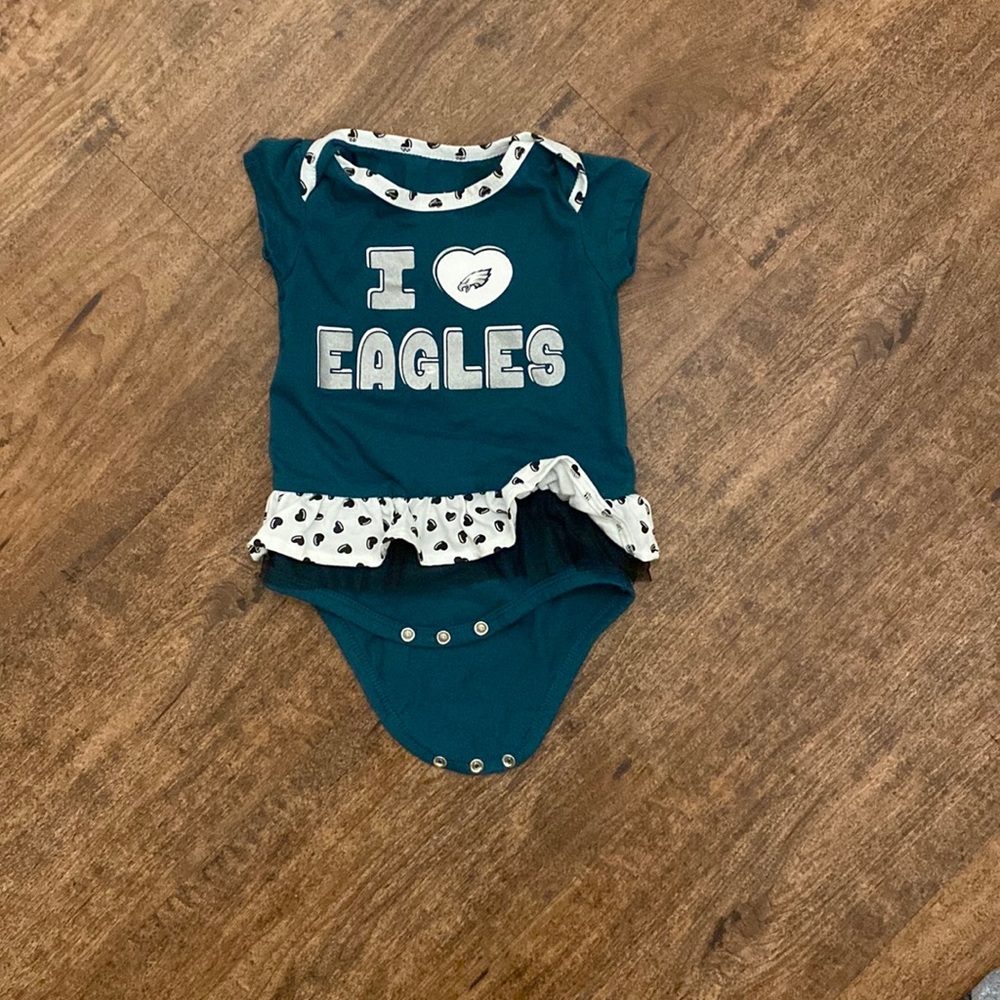 Girls 3-6 month eagles onesie